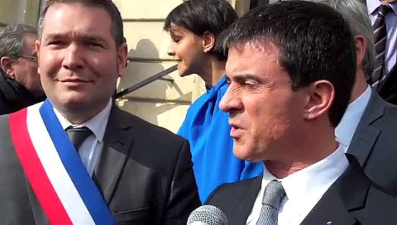 Visite du Premier ministre Manuel Valls dans l'Aisne