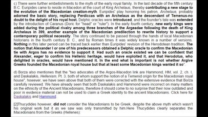Ancient Quotes on the Macedonians as Distinct Nation