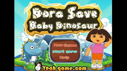 princess girl games - girl games - Dora Save Baby Dinosaur game