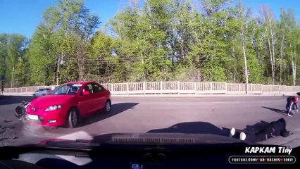 Motorcycle Accidents and Crashes Compilation May 2014 Horrible Ep 1