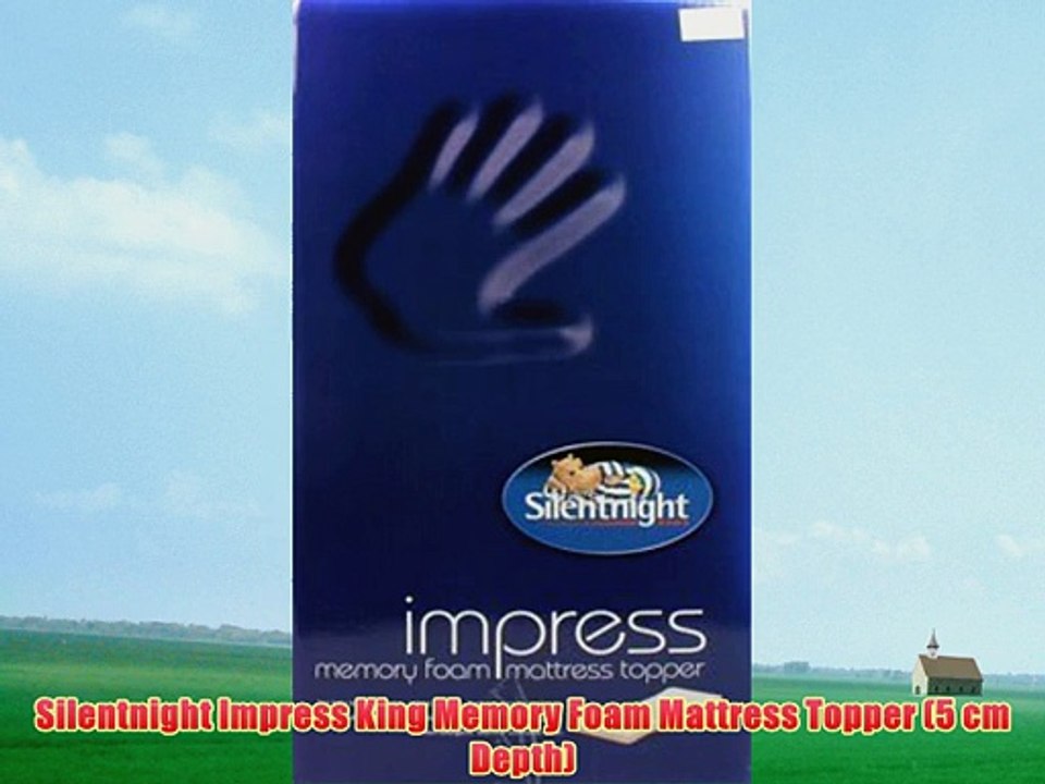 Silentnight Impress King Memory Foam Mattress Topper (5 cm Depth)