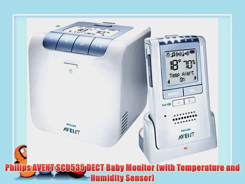 Philips AVENT SCD535 DECT Baby Monitor (with Temperature and Humidity Sensor)