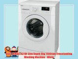 Beko WMB61431W Slim Depth 6kg 1400rpm Freestanding Washing Machine - White