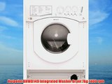 Hotpoint BHWD149 Integrated Washer Dryer 7kg 1400 rpm