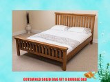 COTSWOLD SOLID OAK 4FT 6 DOUBLE BED