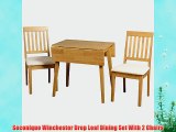 Seconique Winchester Drop Leaf Dining Set With 2 Chairs