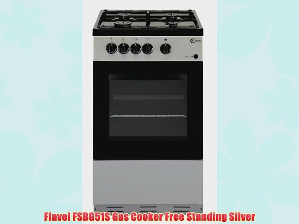 Flavel FSBG51S Gas Cooker Free Standing Silver