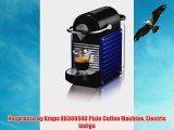 Nespresso by Krups XN300940 Pixie Coffee Machine Electric Indigo