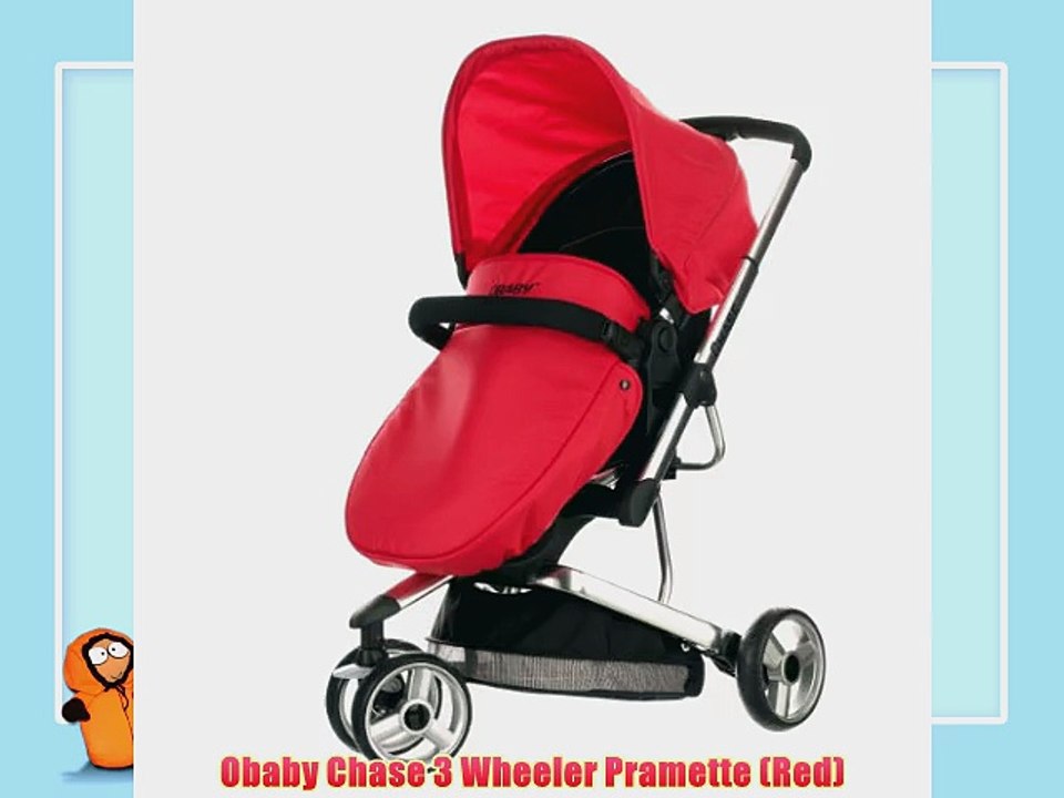 Obaby Chase 3 Wheeler Pramette (Red)
