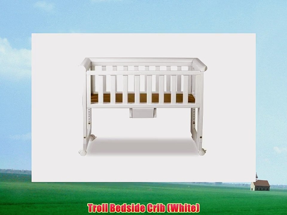 Troll Bedside Crib (White)