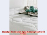 Silentnight 140 x 70cm Safe Nights Mini Spring Foam Free Cot Mattress