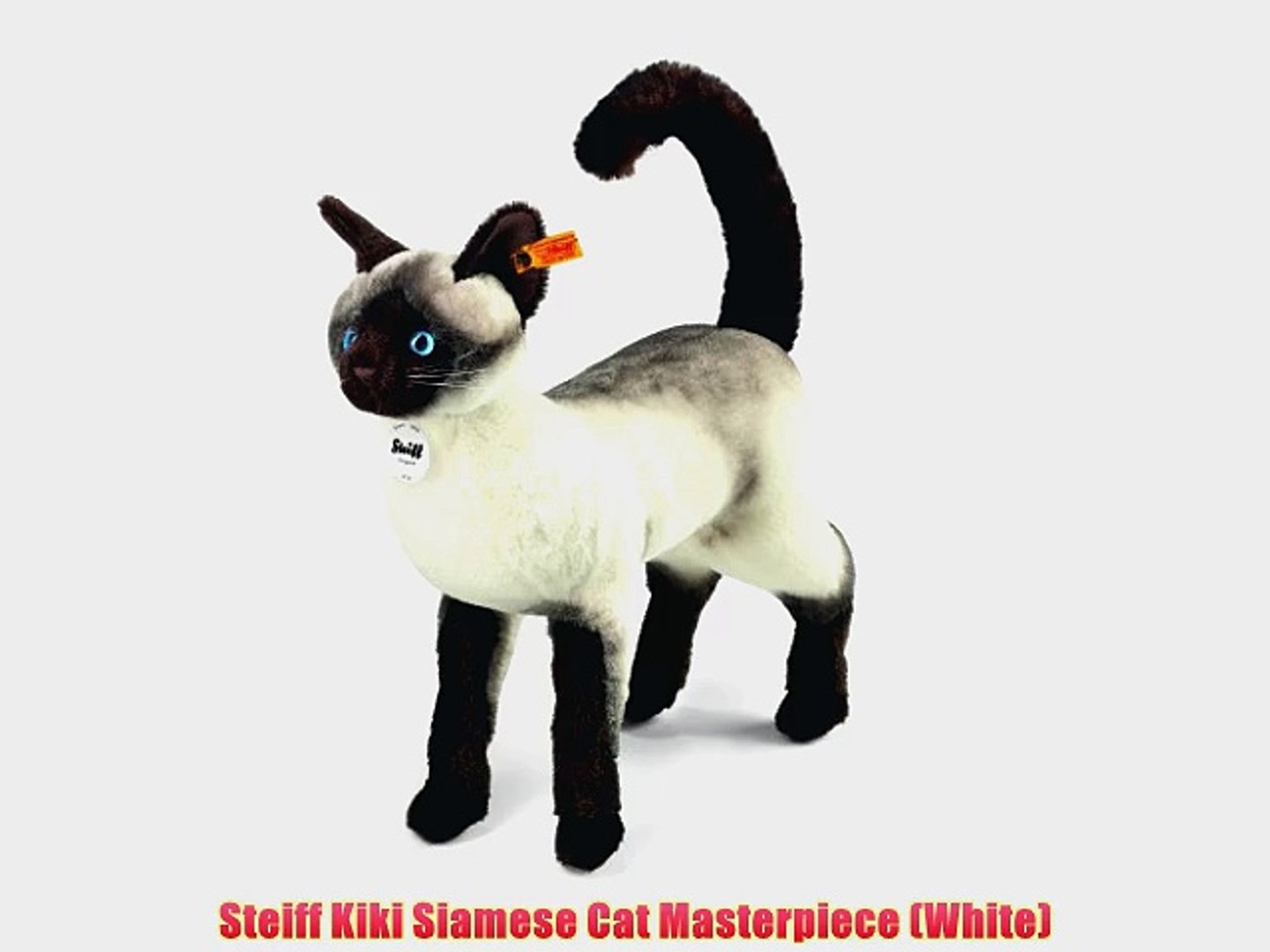 ⁣Steiff Kiki Siamese Cat Masterpiece (White)