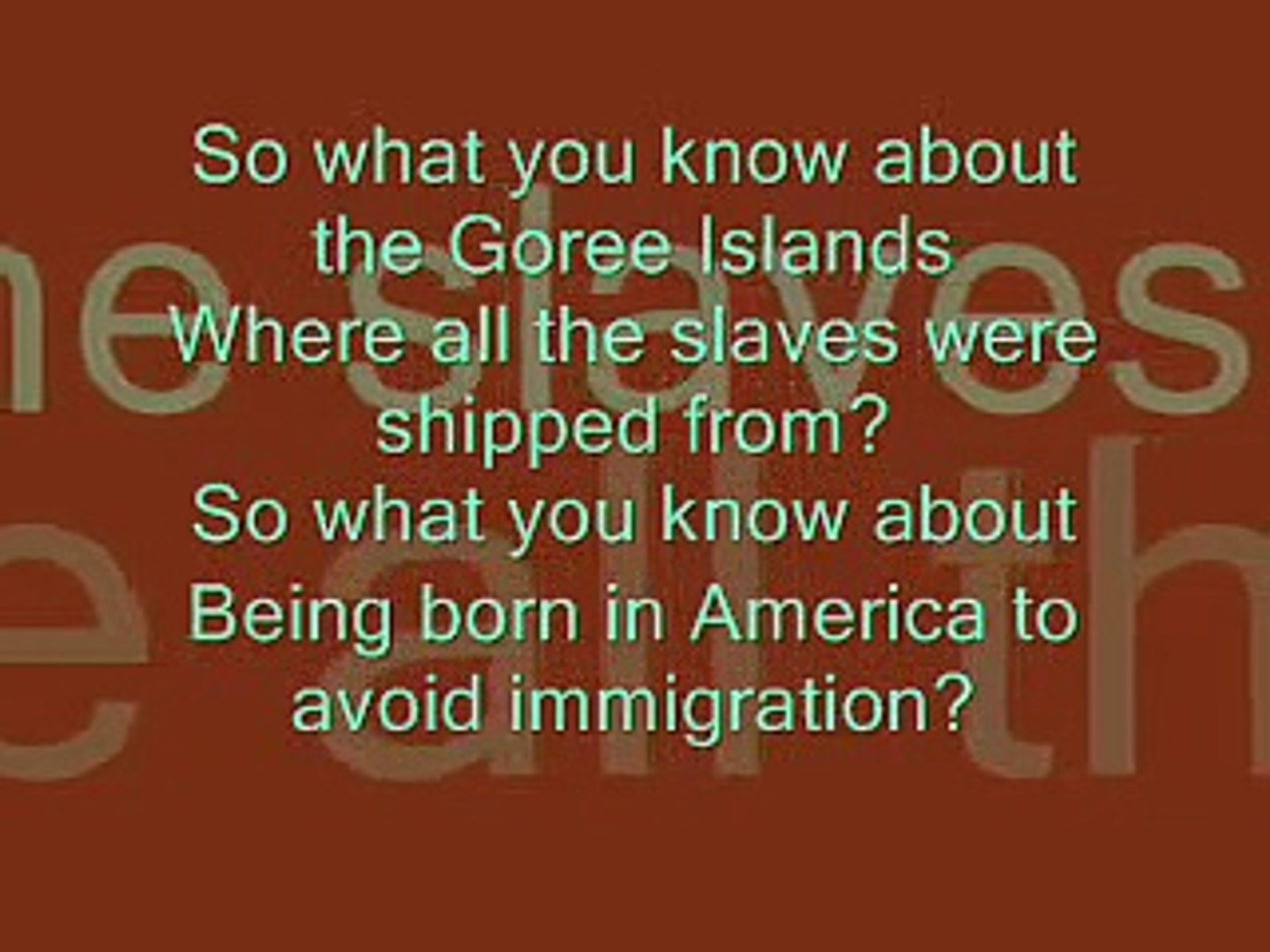 ⁣Akon Senegal With Lyrics