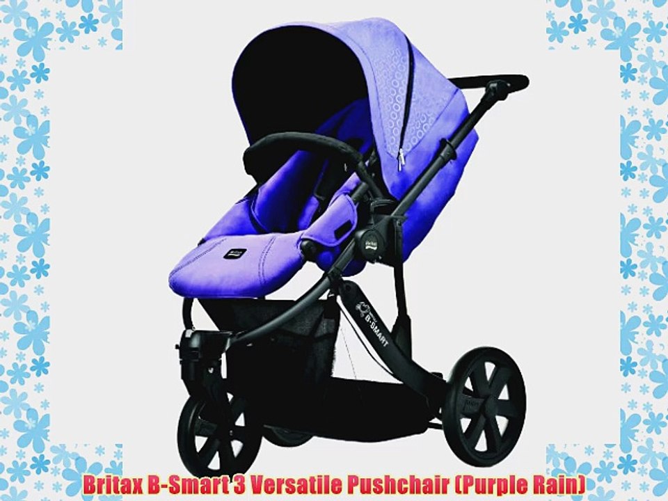 Britax B-Smart 3 Versatile Pushchair (Purple Rain)