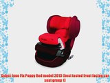 Cybex Juno Fix Poppy Red model 2013 (best tested front facing car seat group 1)