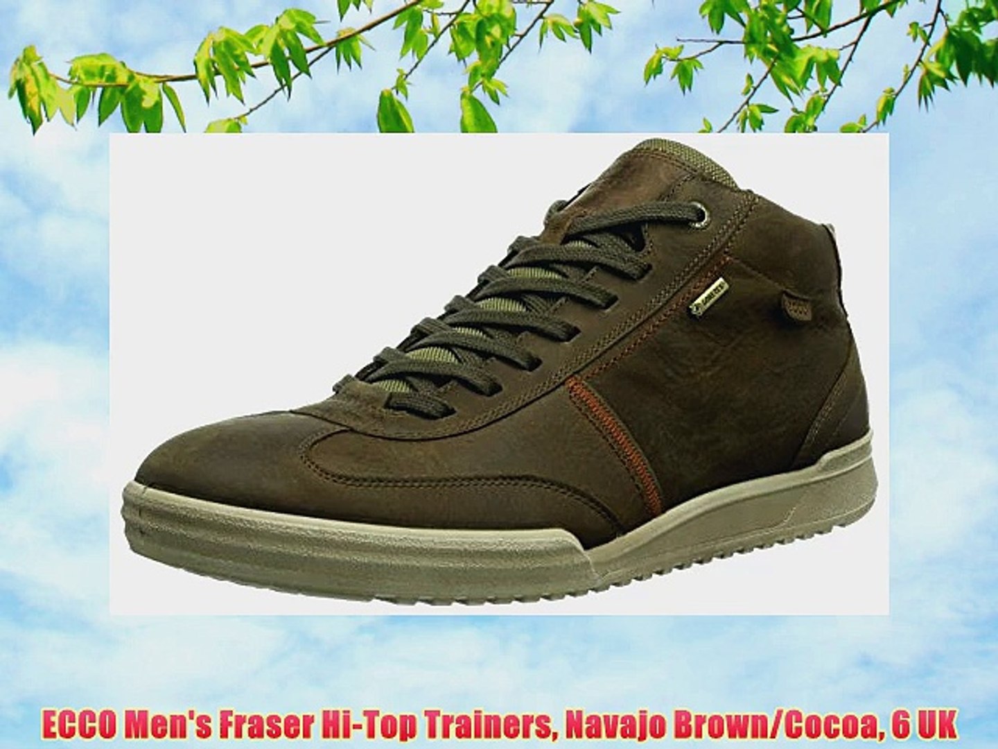 ecco fraser mens orange