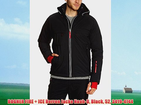 BOGNER FIRE ICE Herren Jacke Noah-D Black 52 3419-4744