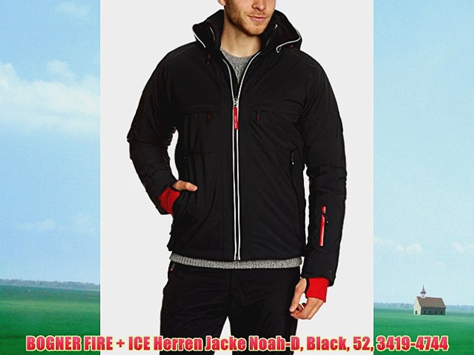 BOGNER FIRE   ICE Herren Jacke Noah-D Black 52 3419-4744