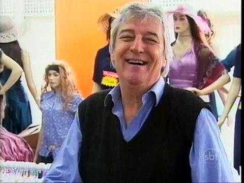 Programa Silvio Santos - Câmera Escondida Manequim que anda