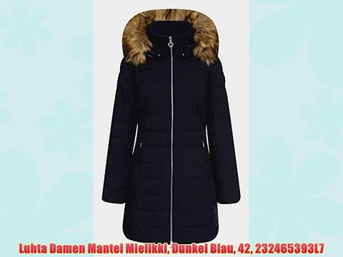 Luhta Damen Mantel Mielikki Dunkel Blau 42 232465393L7