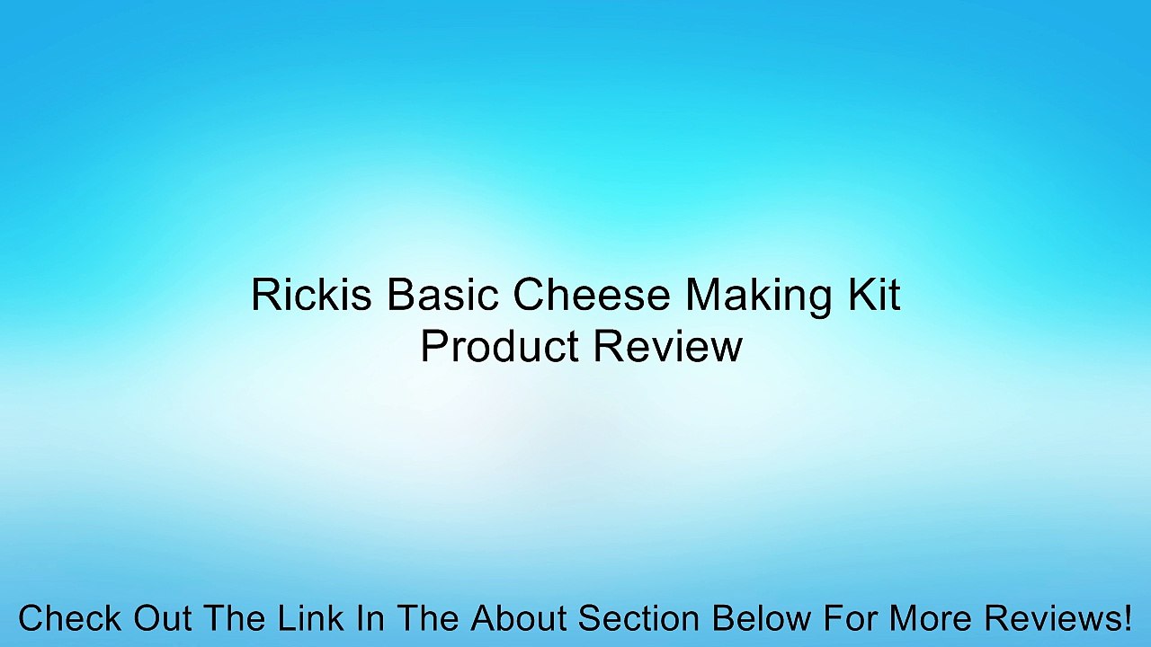Rickis Basic Cheese Making Kit Review