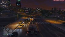 VanossGaming GTA 5 Online Funny Moments Gameplay Police Station, Tank Launch Glitch, Deep Snow!