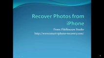 How to Recover Deleted Photos from iPhone