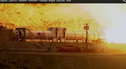 NASA ROCKET TEST  LARGEST  ROCKET  BOOSTER EVER