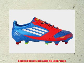 Adidas F50 adizero XTRX SG Leder Blau