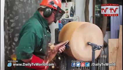 Making Table Lamp with Tree - Amazing Carpenter