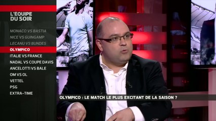 E21 - L'Équipe du soir - Extrait : OM-OL, le match le plus excitant de la saison ?