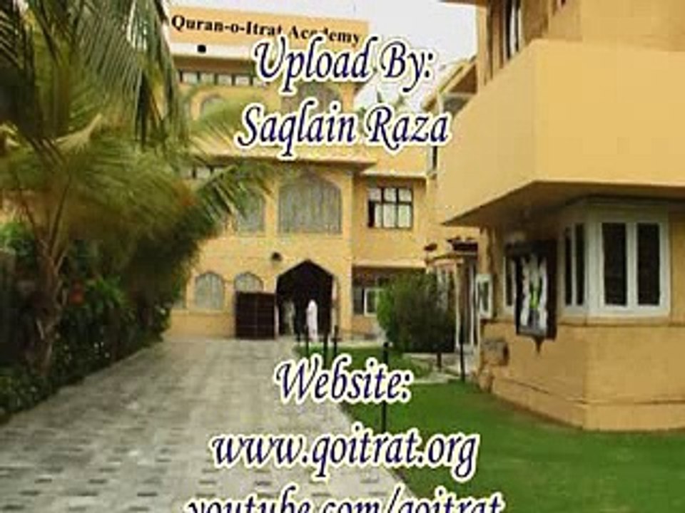 Maulana Ali Raza Mehdavi-dars no 85-Taharat-mutahirat- Quran o Itrat Academy