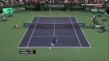 Federer toying with Nadal