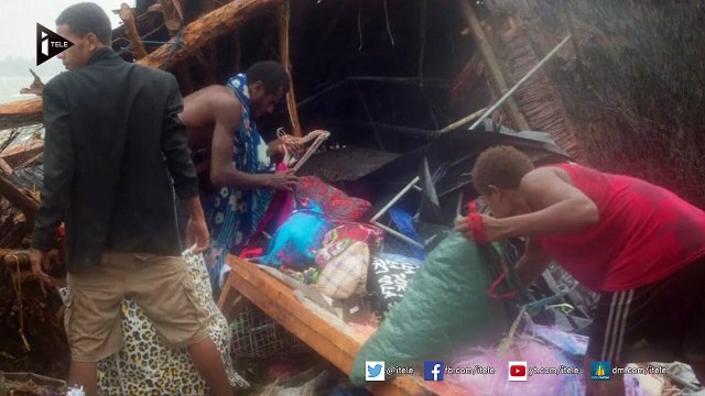 Désolation au Vanuatu après le passage du cyclone Pam