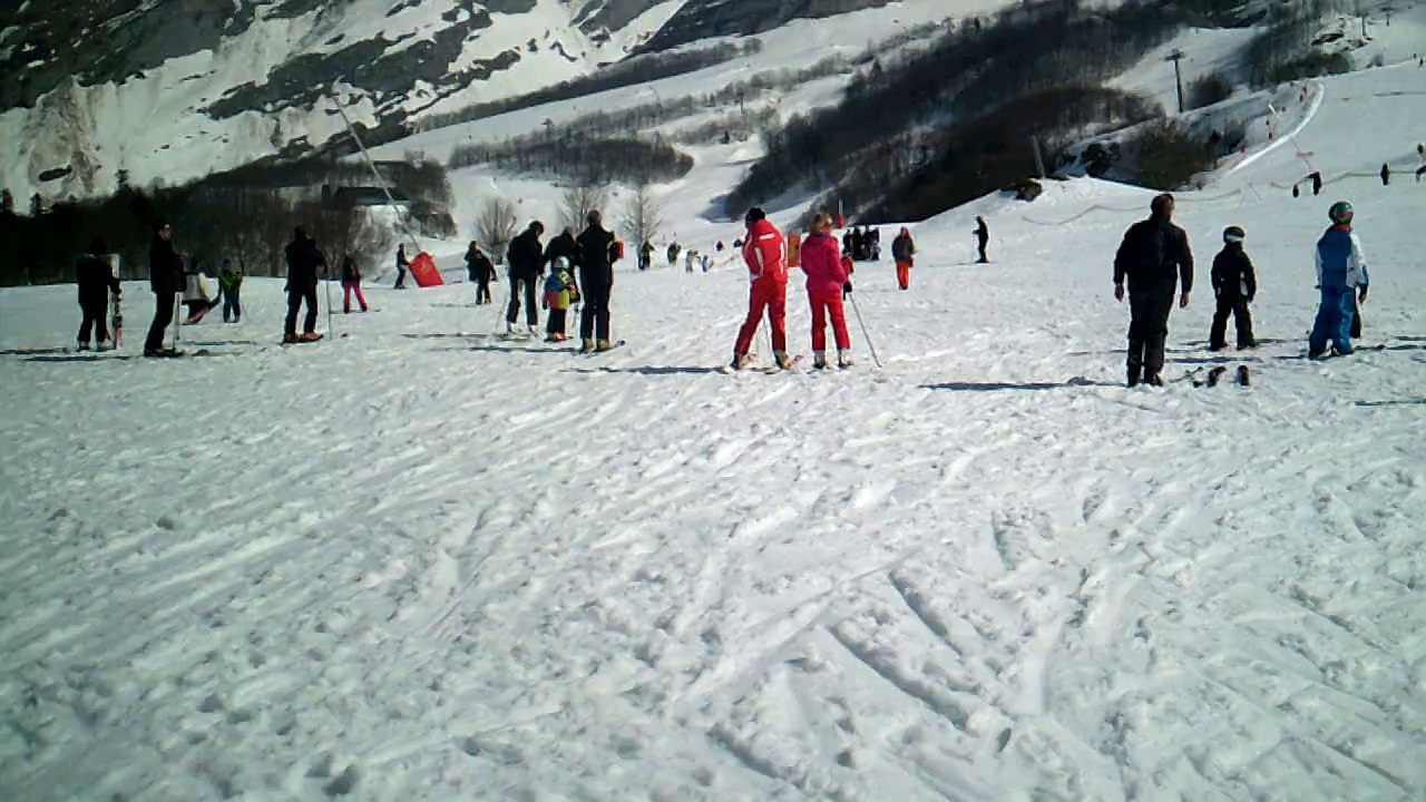 Sur les pistes