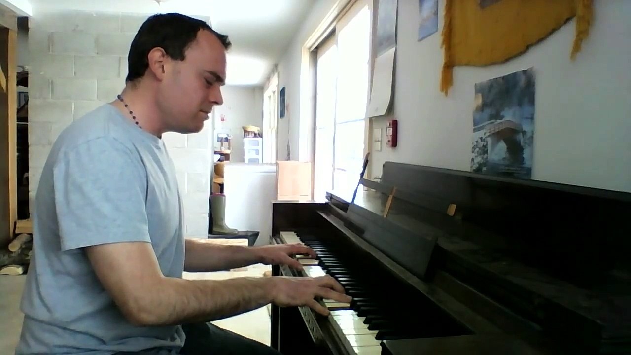 "Dreams" Van Halen (piano cover w/vocals-Ryan D)