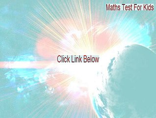 Maths Test For Kids Free Download [Legit Download]