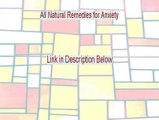 All Natural Remedies for Anxiety Reviewed (Legit Review)