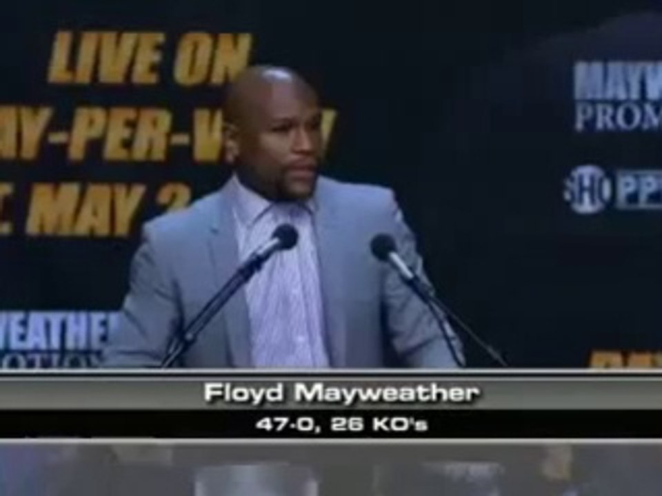 Floyd Mayweather vs Manny Pacquiao - Press Conference FULL VIDEO - Face Off 3/11.15