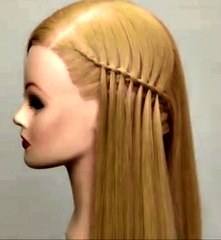 Simple Waterfall Style Braid