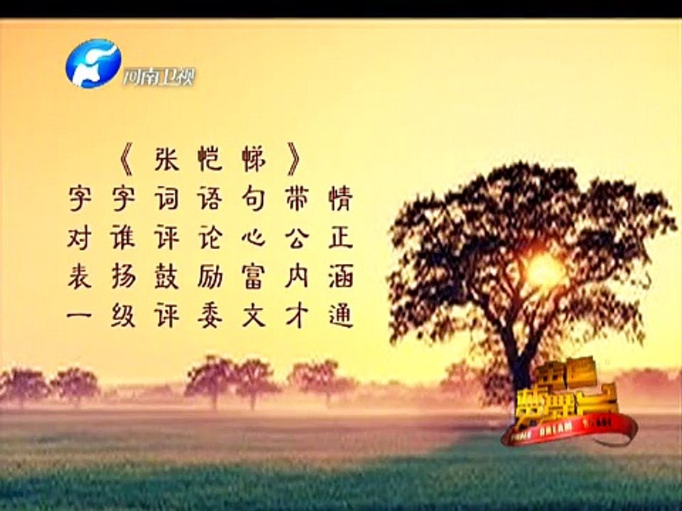20141207 金色梦舞台  小诗写出大人生 张桂芳