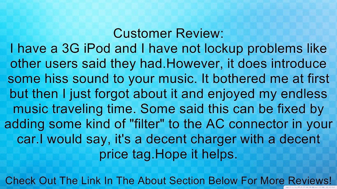 Belkin Mobile Power Cord for iPod with Dock Connector (White) Review