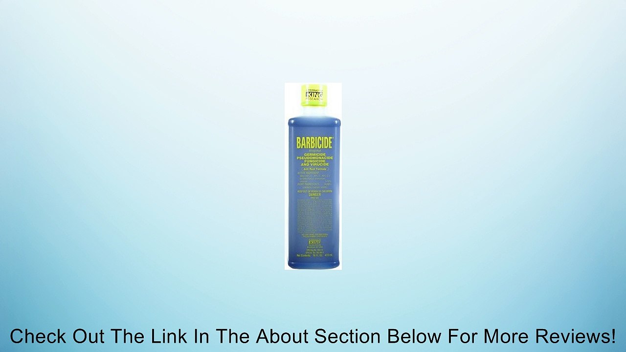 King Research: Barbicide Liquid Desinfectant, 16 oz Review