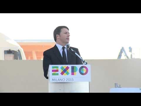 Milano - Matteo Renzi visita Cantieri Expo 2015 (13.03.15)