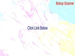Bobup Scanner Download Free [Download Here]
