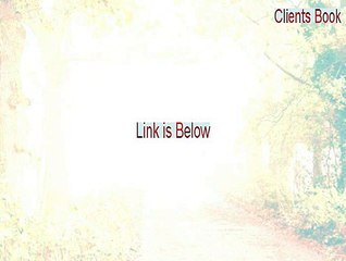 Clients Book Keygen - Download Here (2015)