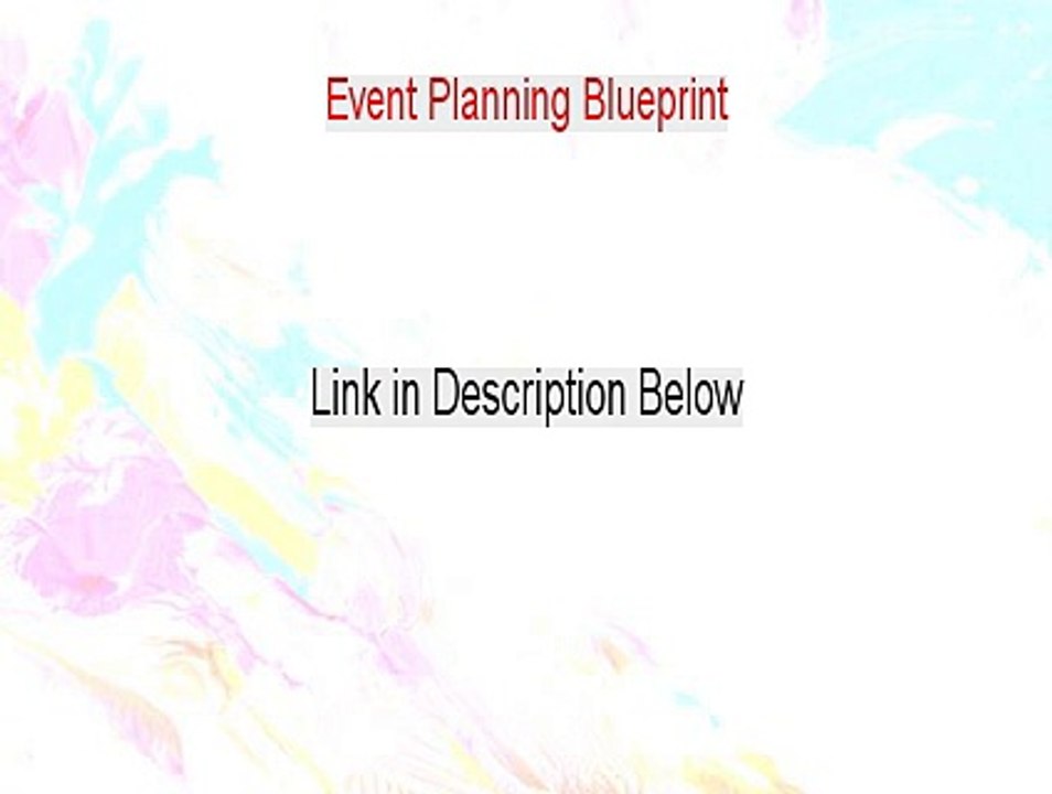 Event Planning Blueprint Reviewed [My Review]