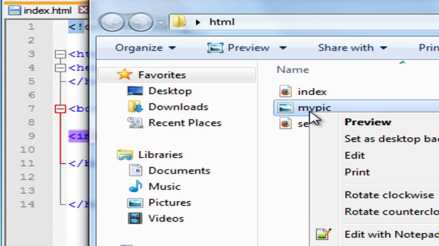 HTML - CSS Adding Image to the Webpage Part 9