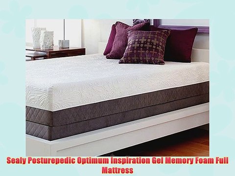 Sealy Posturepedic Optimum Inspiration Gel Memory Foam Full Mattress