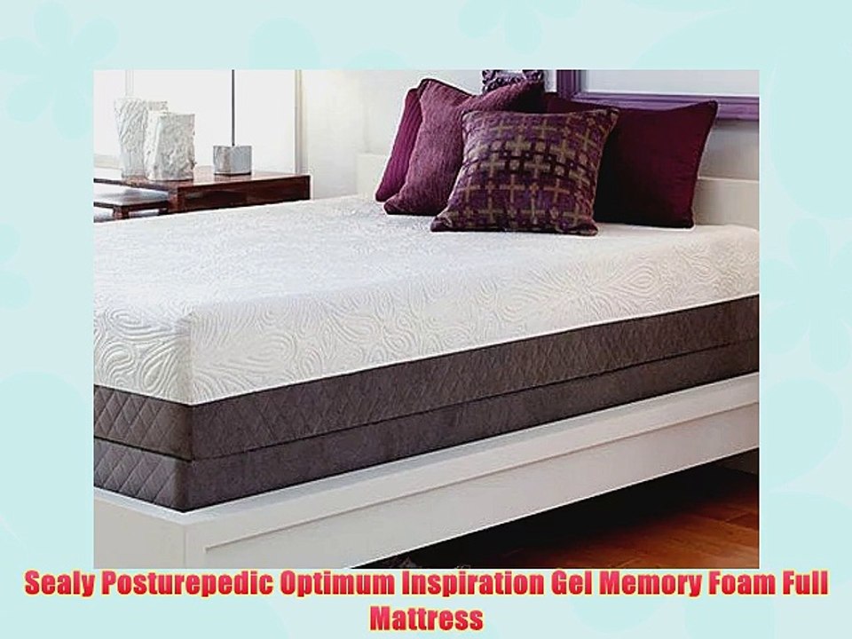 Sealy Posturepedic Optimum Inspiration Gel Memory Foam Full Mattress